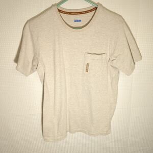 Arturo Calle Eco T-Shirt Medium Beige Pocket Tee More Nature More Life Colombia